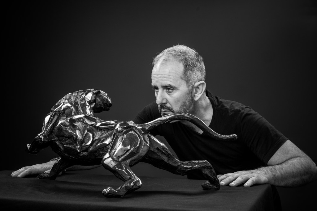 Lost wax bronze sculpture